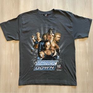 Y2K WWE Smackdown Jeff Hardy HHH Edge Shirt Youth M